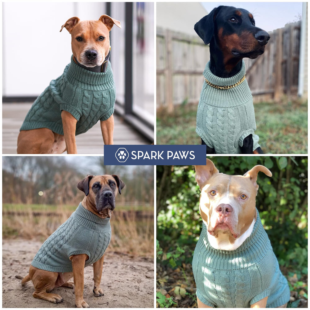 Spark Paws suéter para perro, textura suave: tejido premium para uso diario.