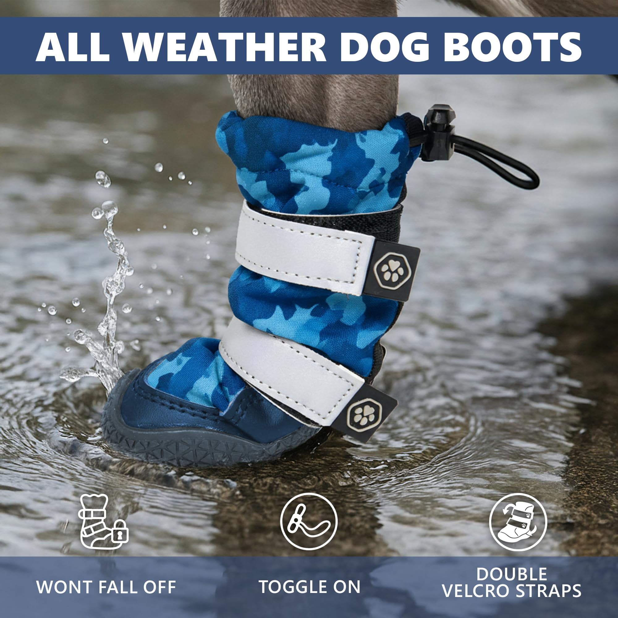 Spark Paws zapatillas para perro, forro fleece, confort durante todo el año.