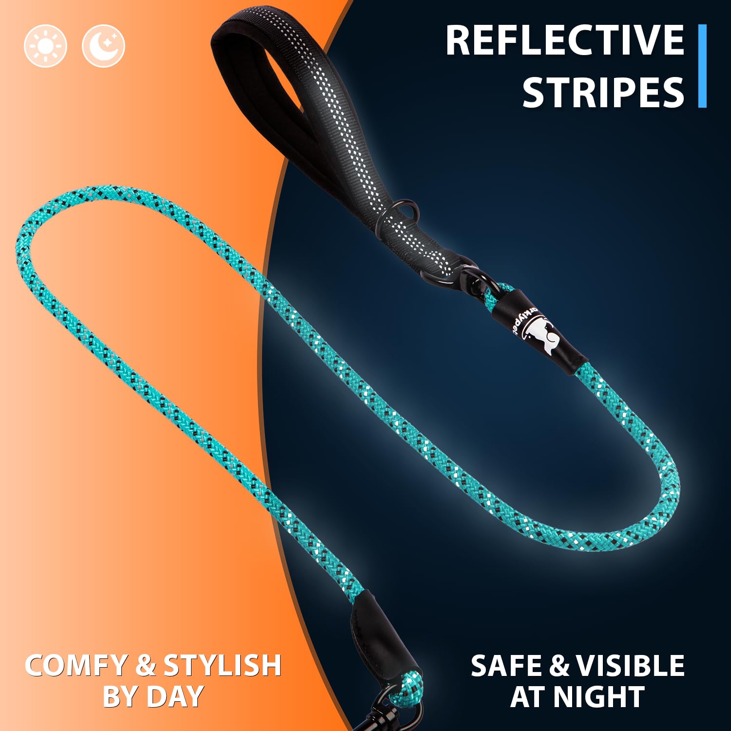 SparklyPets paseos diarios sin enredos para dos perros pequeños.