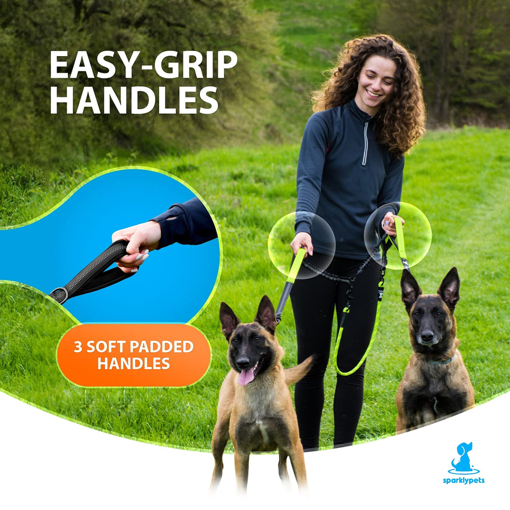 SparklyPets: amortiguacion bungee para tirones fuertes y menos esfuerzo