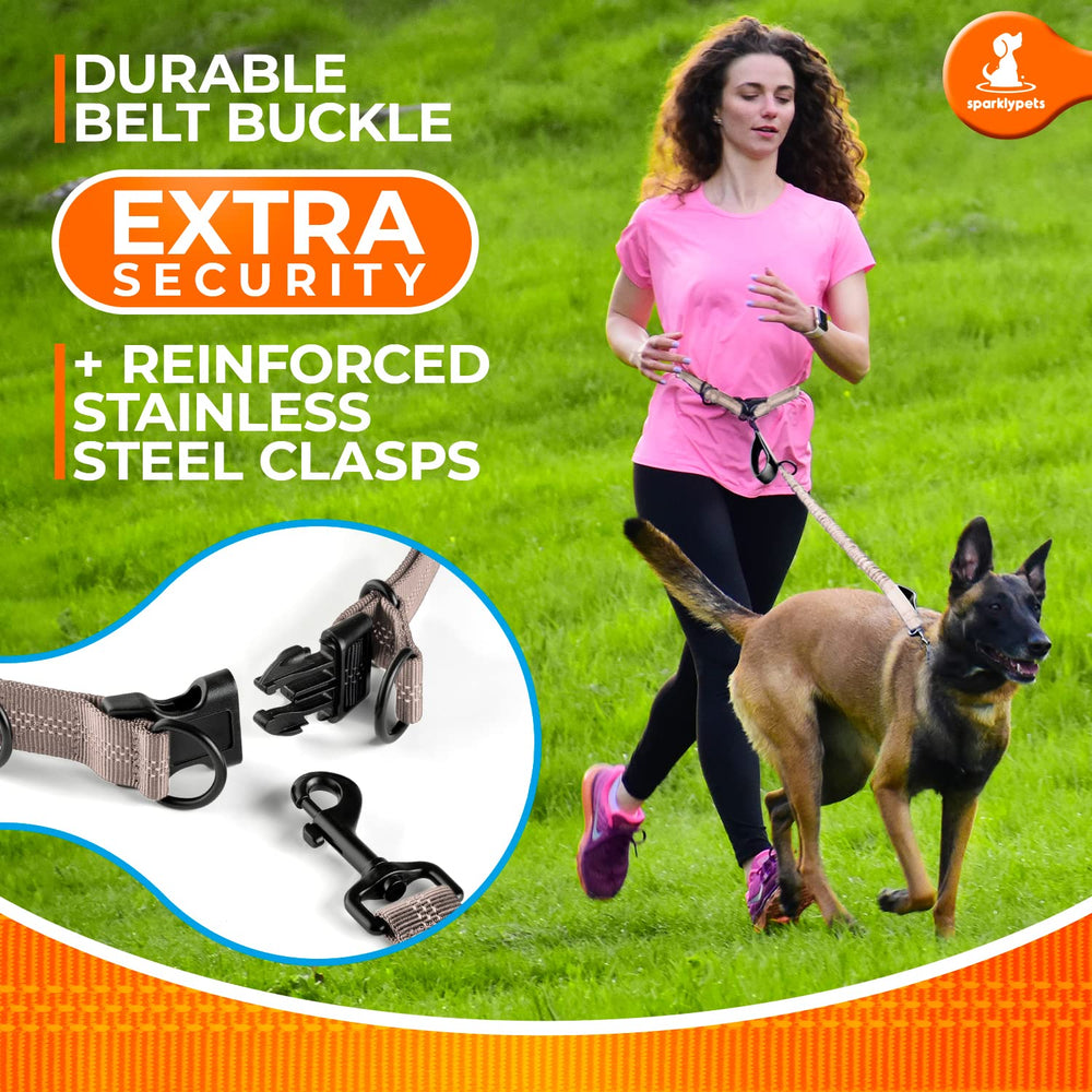 SparklyPets clips de acero inoxidable para seguridad durante caminatas