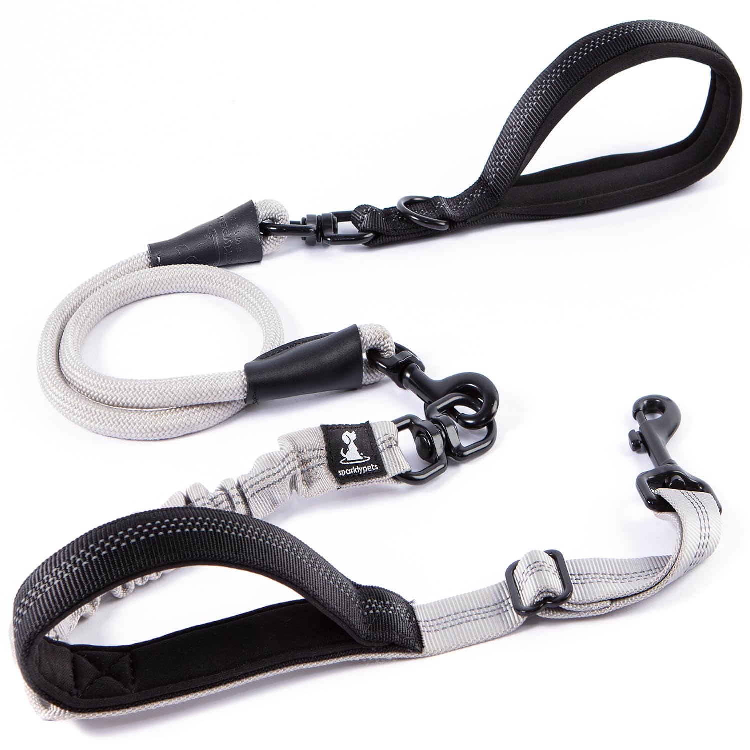 SparklyPets correa elástica para paseo seguro y cómodo.