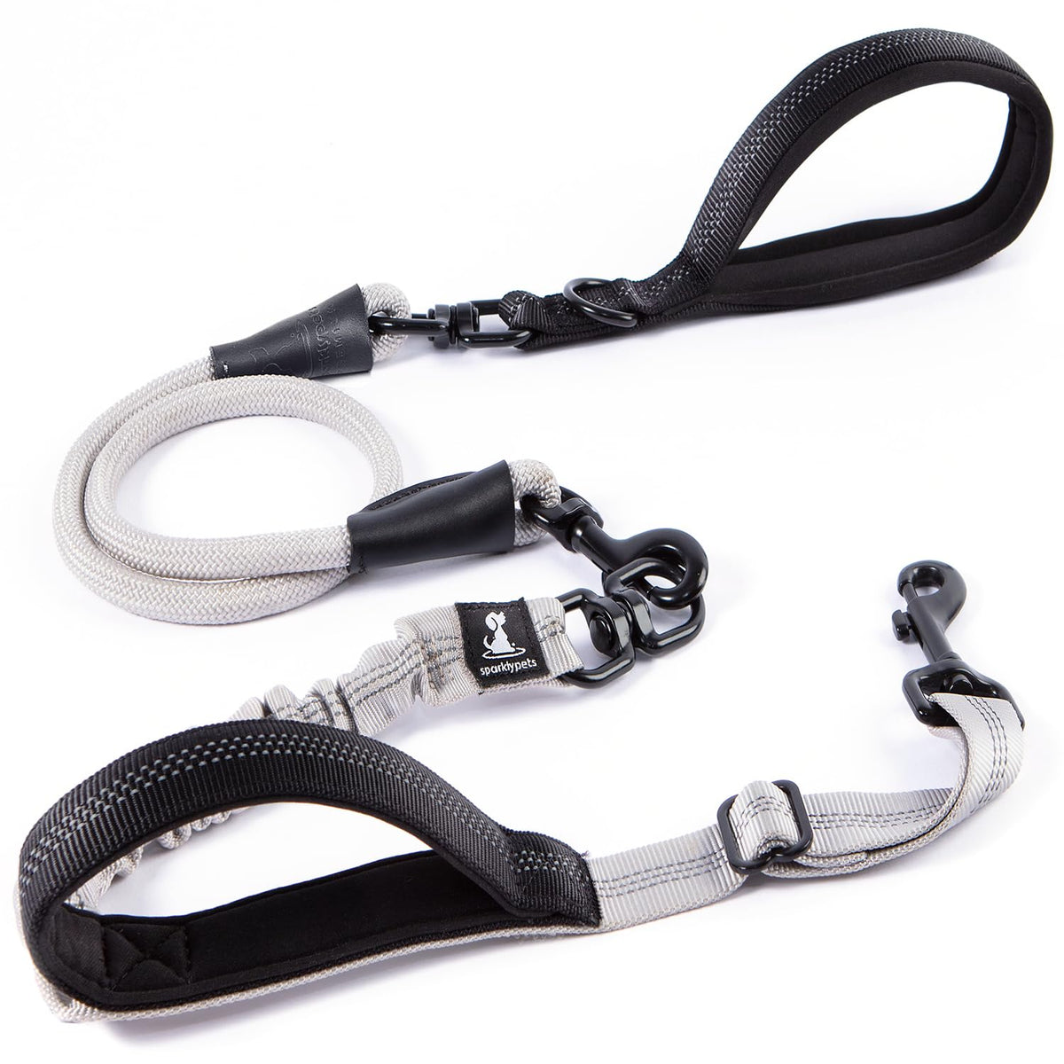 SparklyPets correa elástica para paseo seguro y cómodo.