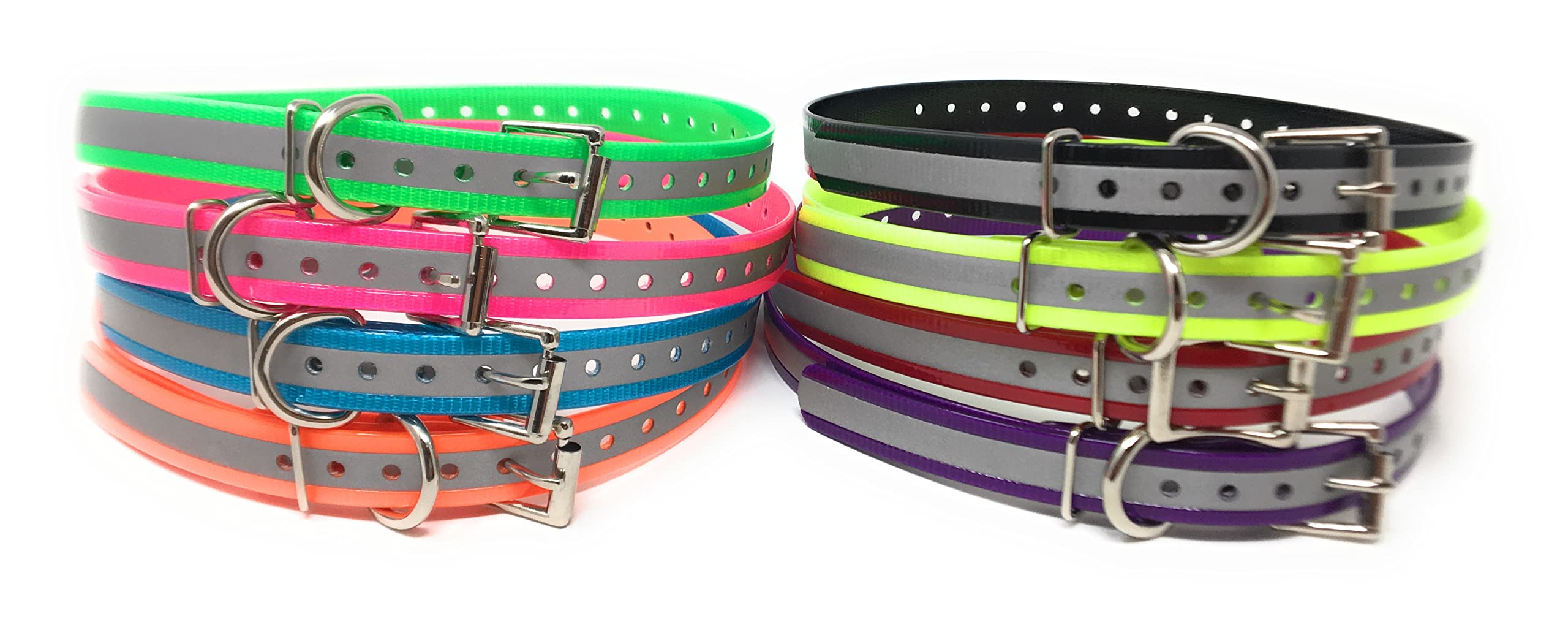 Sparky Pet Co: correa púrpura reflectante para Dogtra, paseos nocturnos.