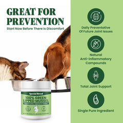 Special Breed etiqueta Nueva Zelanda mejillón verde, ingrediente natural para movilidad.