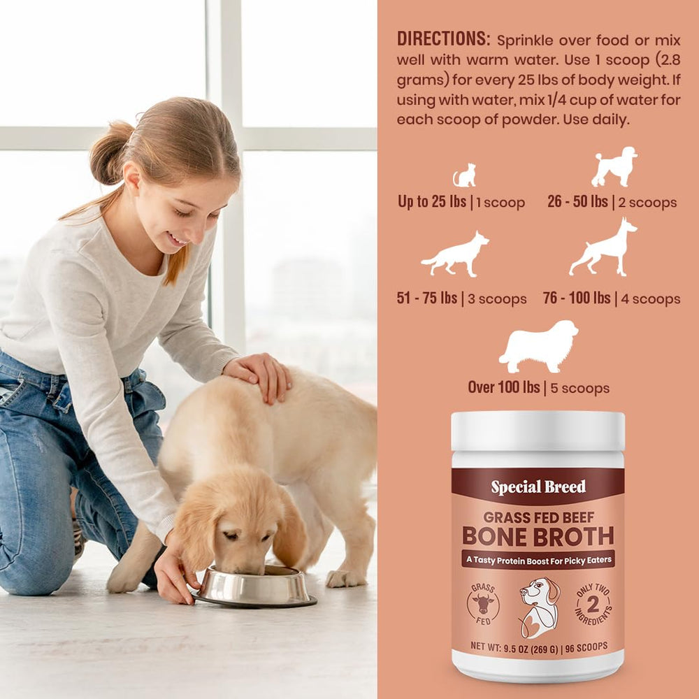 Special Breed ingredientes naturales para caldo de huesos