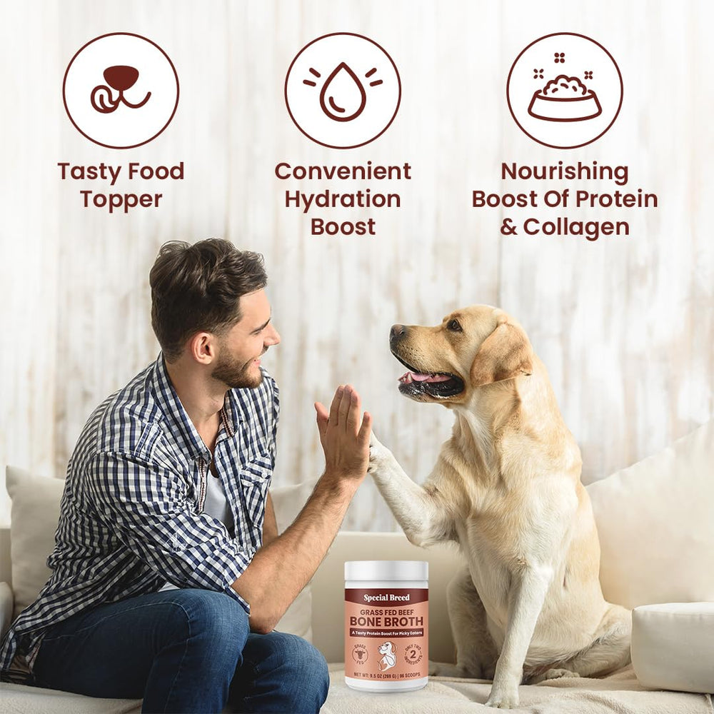 Special Breed envase de polvo, ideal para porciones y almacenamiento