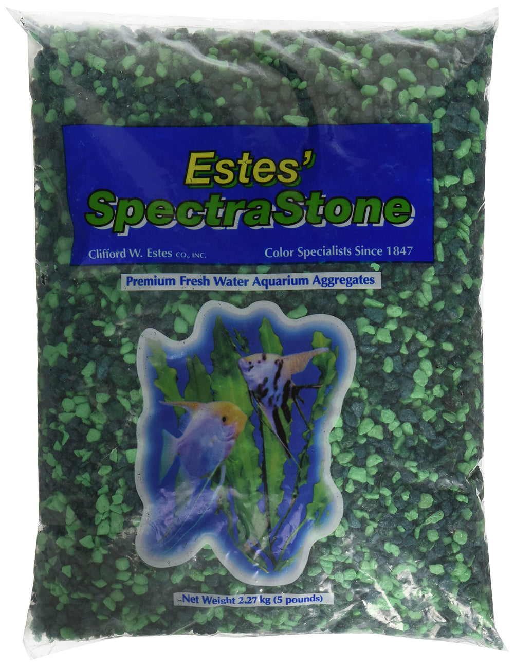 Spectrastone grava Lake Green para acuario: granulado natural para plantas y peces.