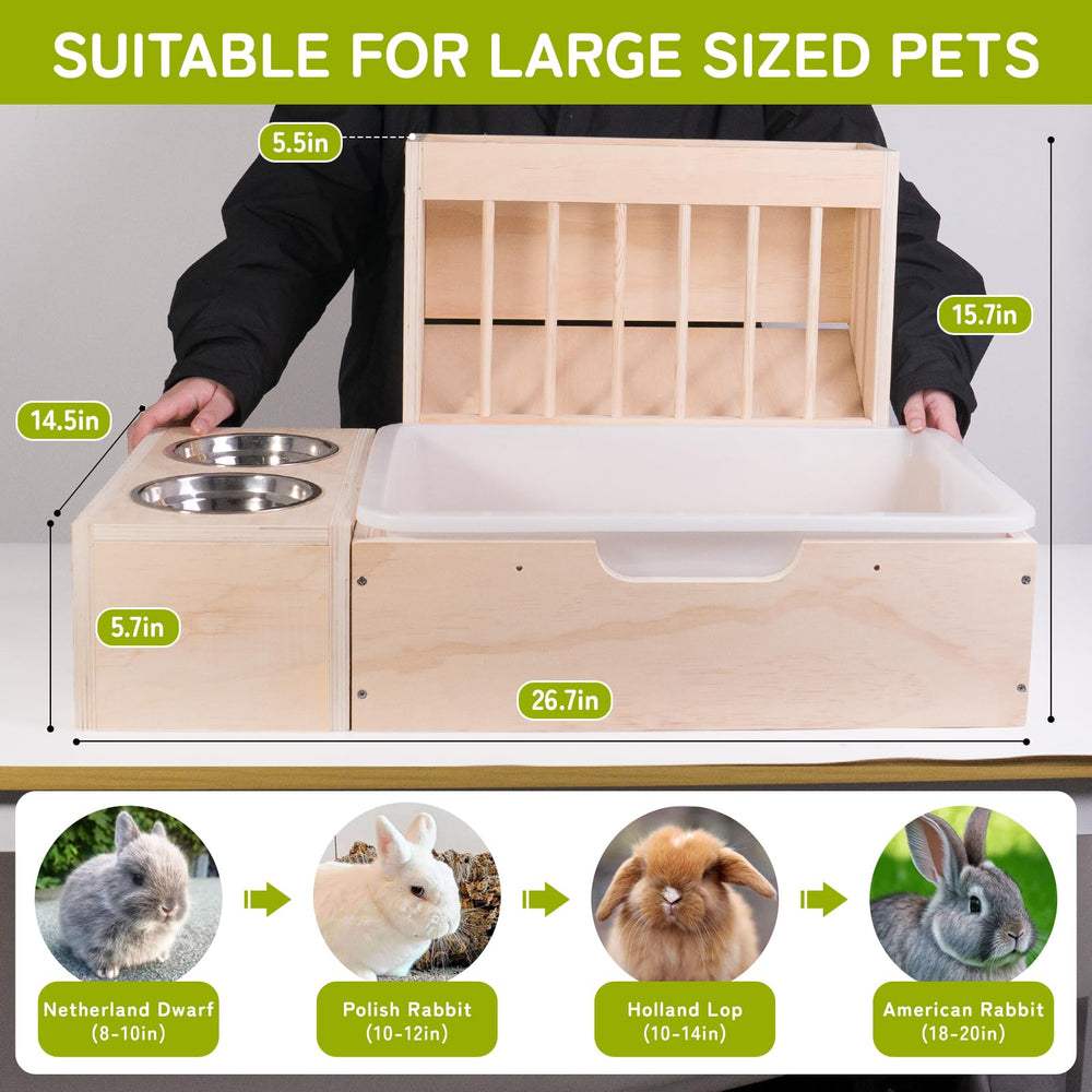 SPEETH Diseño versátil: adecuado para conejos y cobayas, ideal regalo para mascotas.
