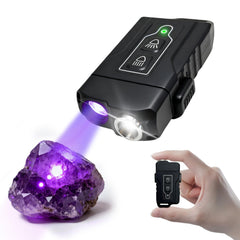 SpoLite 365nm UV, luz compacta para detectar manchas invisibles en alfombras.