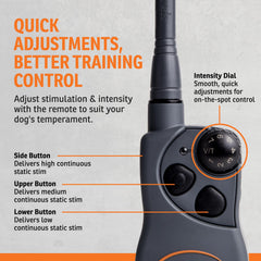 SportDOG SportHunter 825X resistencia al agua DryTek para condiciones climáticas.