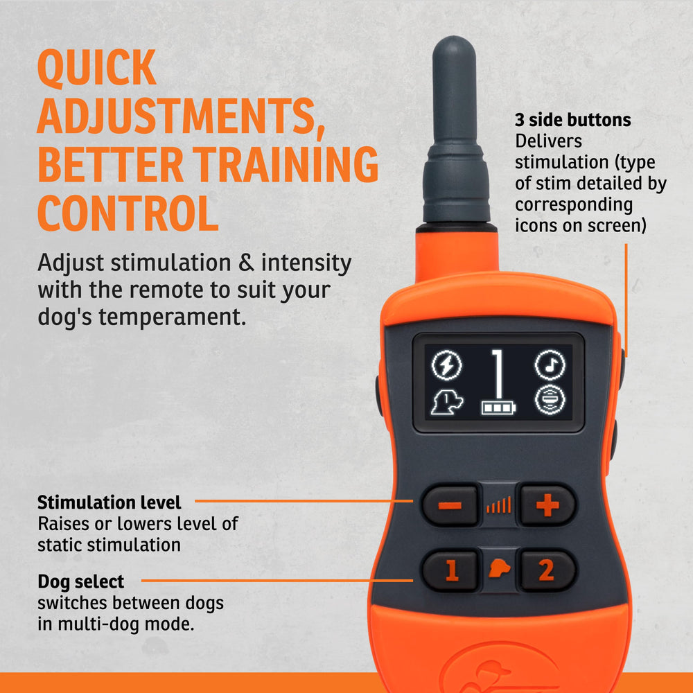 SportDOG SportTrainer collar ajustable para perros desde 8 libras y cuello de 5 a 22 pulgadas.
