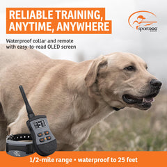 SportDOG SportTrainer collar ajustable para perros de distintos tamaños