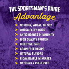 Sportsman's Pride Field Master sistema omega-pride para pelaje saludable.