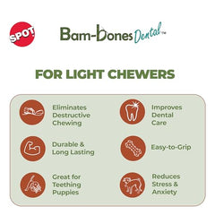 SPOT Bam-Bones X-Bone: crestas para controlar placa y sarro.