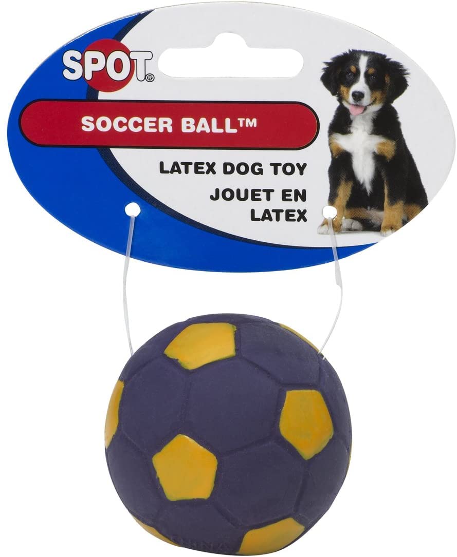 SPOT Pelotas látex 2 pulgadas para perros pequeños, ideal para morder y jugar
