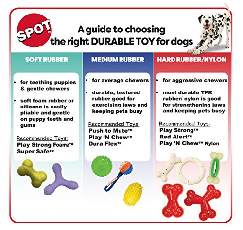 SPOT Play Strong Bone tamaño 5,5 pulgadas para perros medianos.