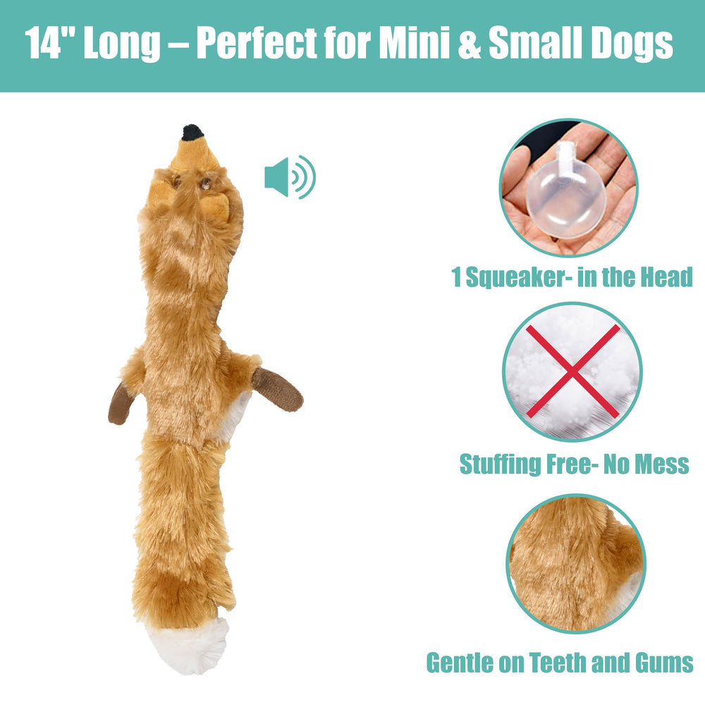 SPOT Skinneeez Fox, cuerpo flexible para mordidas y juegos