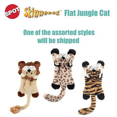 SPOT Skinneeez Gato Plano Tigre, ideal para juegos de perseguir.