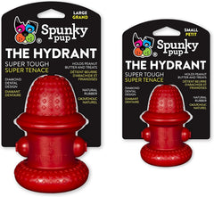 Spunky Pup hidrante de caucho natural en el suelo, perfecto para juego supervisado