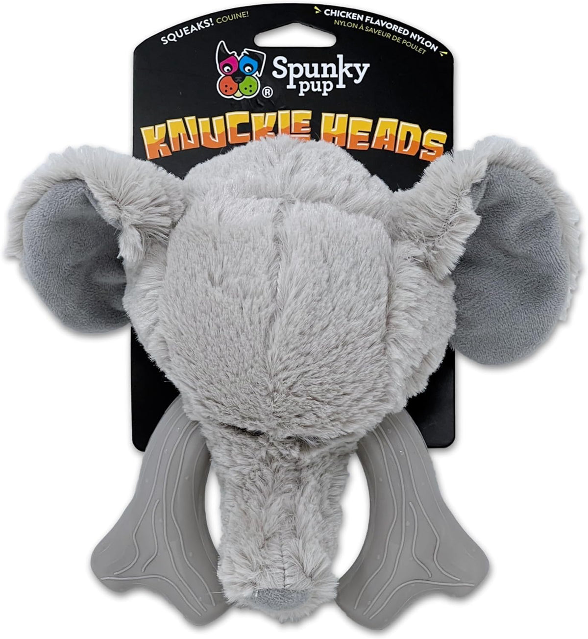 Spunky Pup Knucklehead en primer plano, ideal para mordedores agresivos.