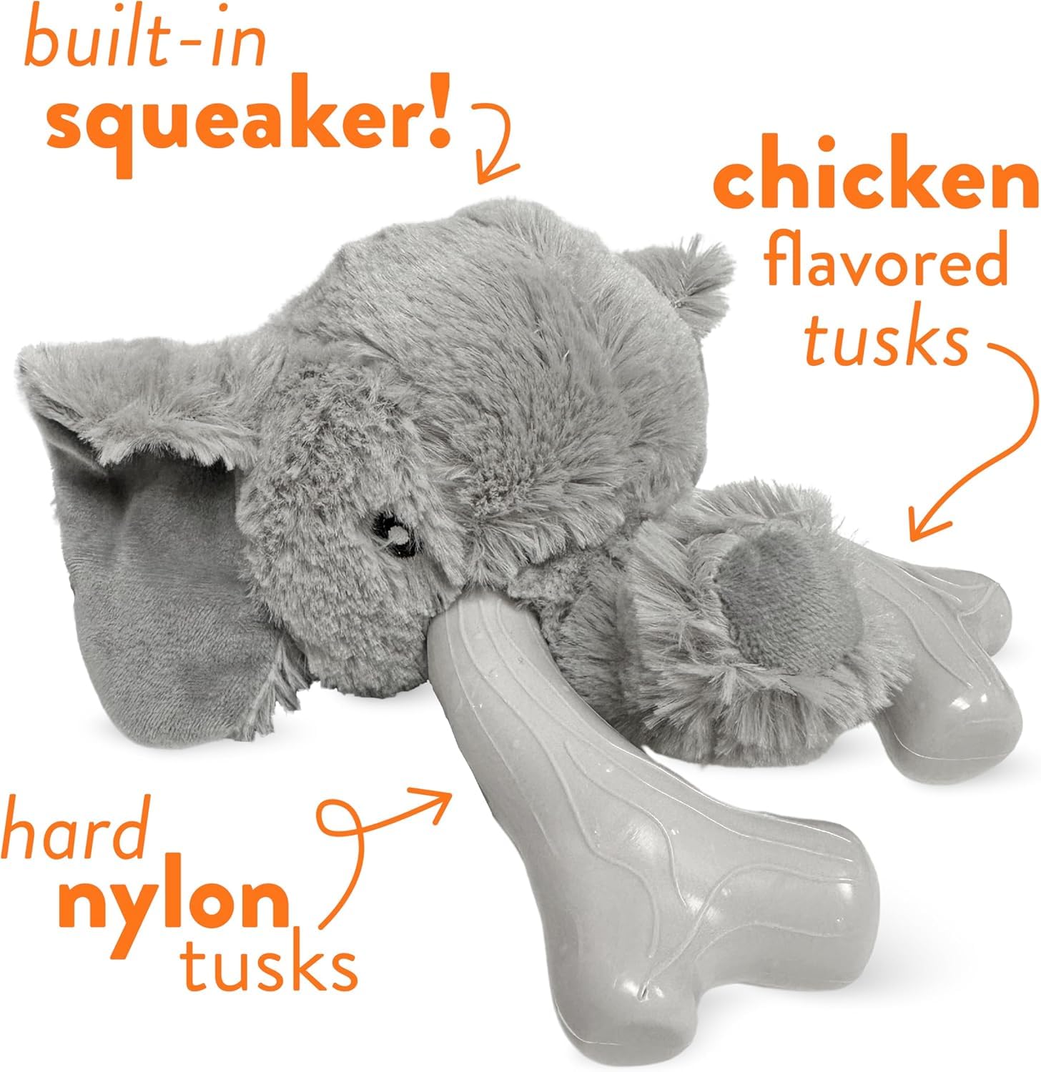 Spunky Pup Knucklehead muestra textura dental para juego seguro y enfocado.