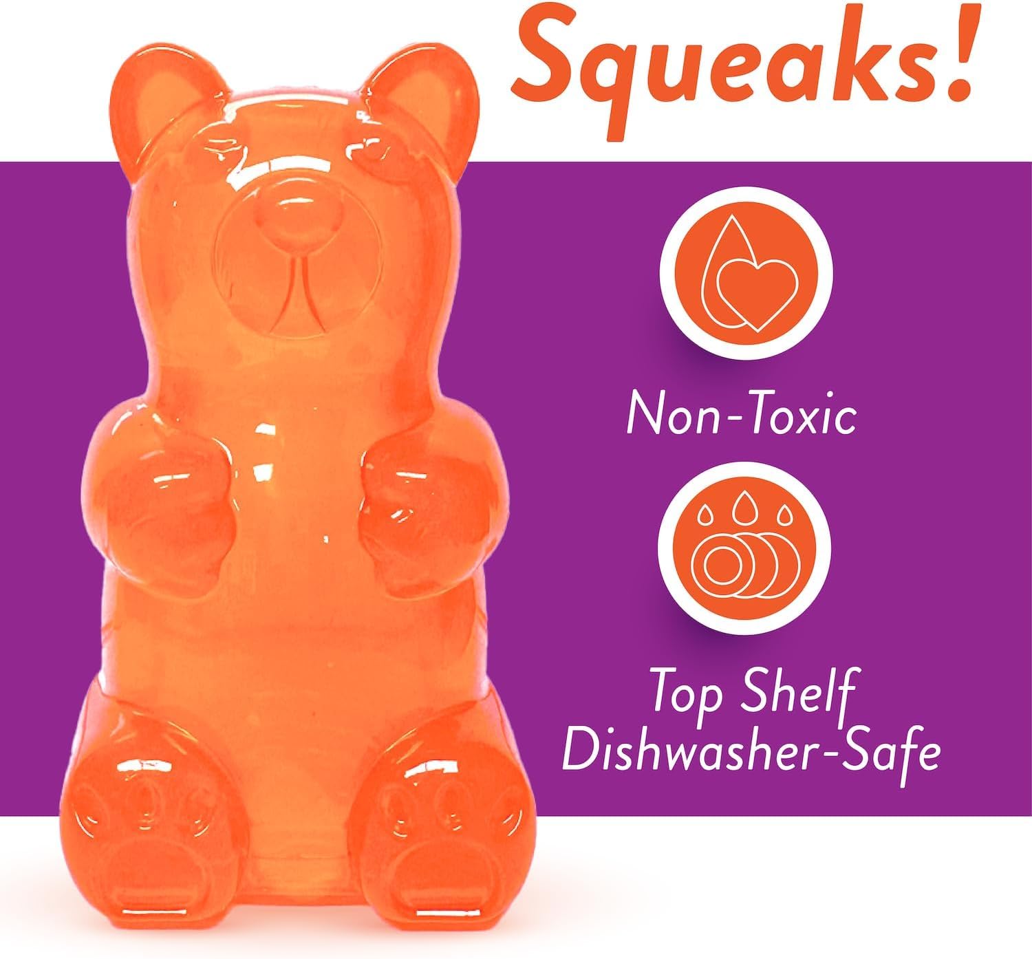 Spunky Bear: lavable-en-lavavajillas para limpieza rápida tras la aventura.