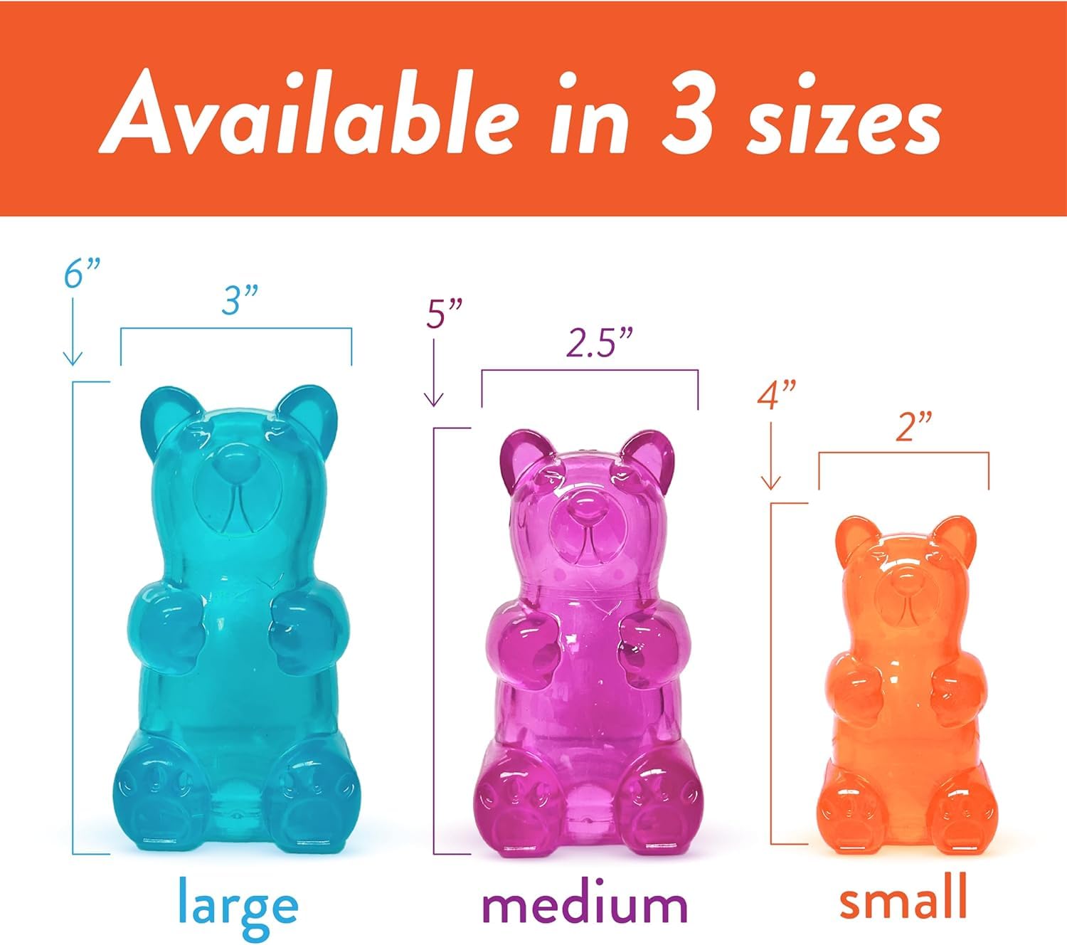 Spunky Bear tamaño-grande para perros grandes y masticadores.