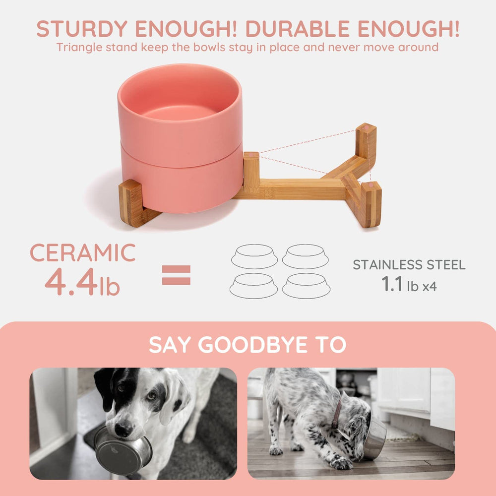 Tazón cerámico mate SPUNKYJUNKY sin cadmio, apto para uso alimentario.