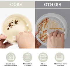 SPUNKYJUNKY cuenco cerámico doble para comida y agua diseño práctico