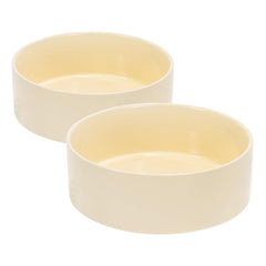 Tazón cerámico SPUNKYJUNKY 60oz para perros y gatos, estable y duradero para comer.