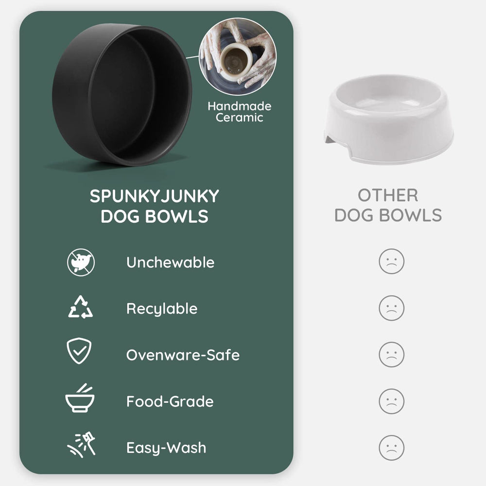 SPUNKYJUNKY conjunto para perros y gatos en negro, moderno y práctico