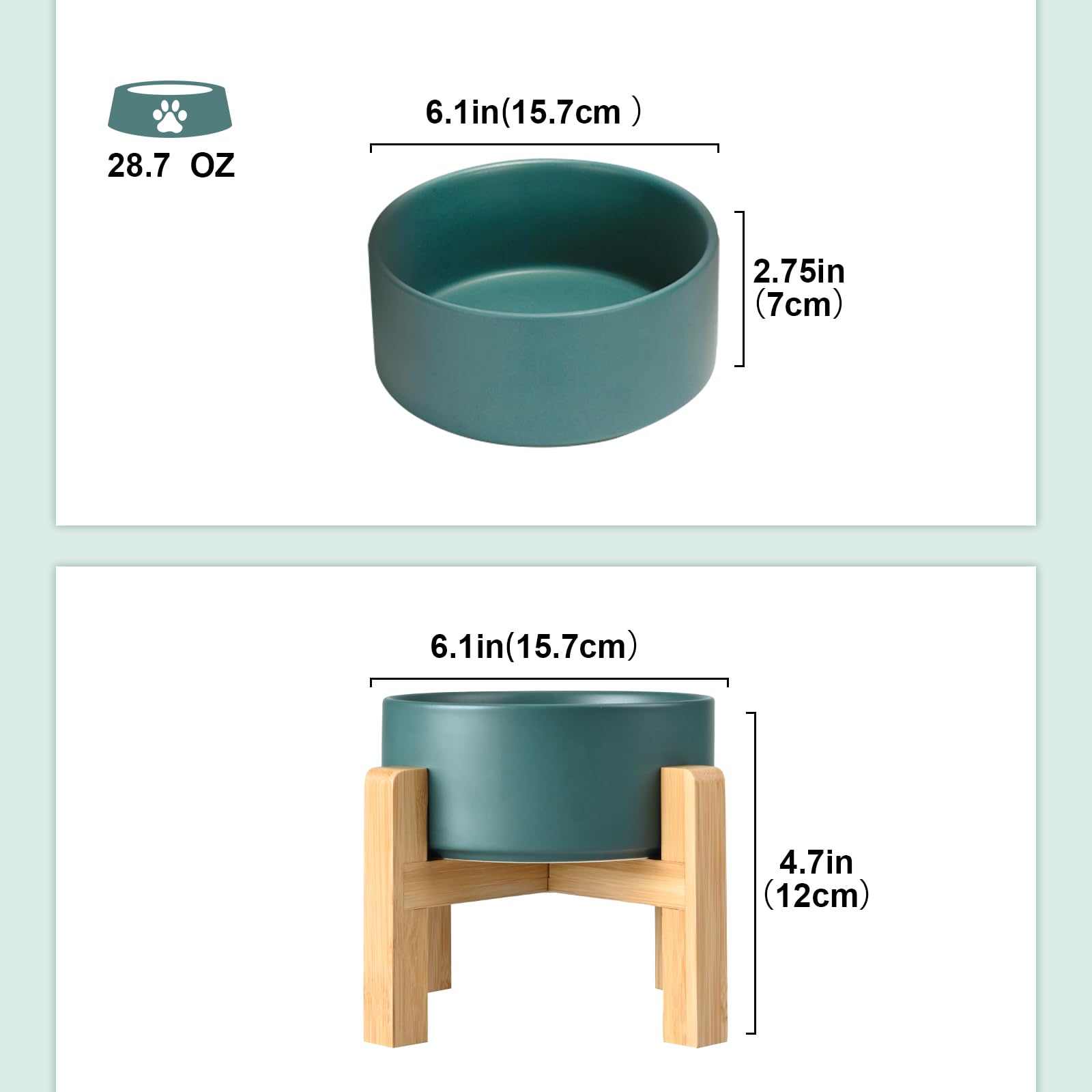 SPUNKYJUNKY base madera anti-deslizante: mantiene estables los tazones durante la comida.