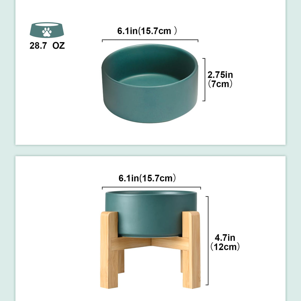 SPUNKYJUNKY base madera anti-deslizante: mantiene estables los tazones durante la comida.