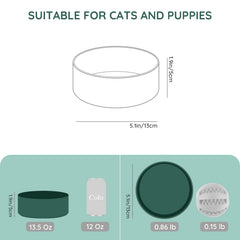 SPUNKYJUNKY cuenco capacidad 13-5oz ideal mascotas pequeñas