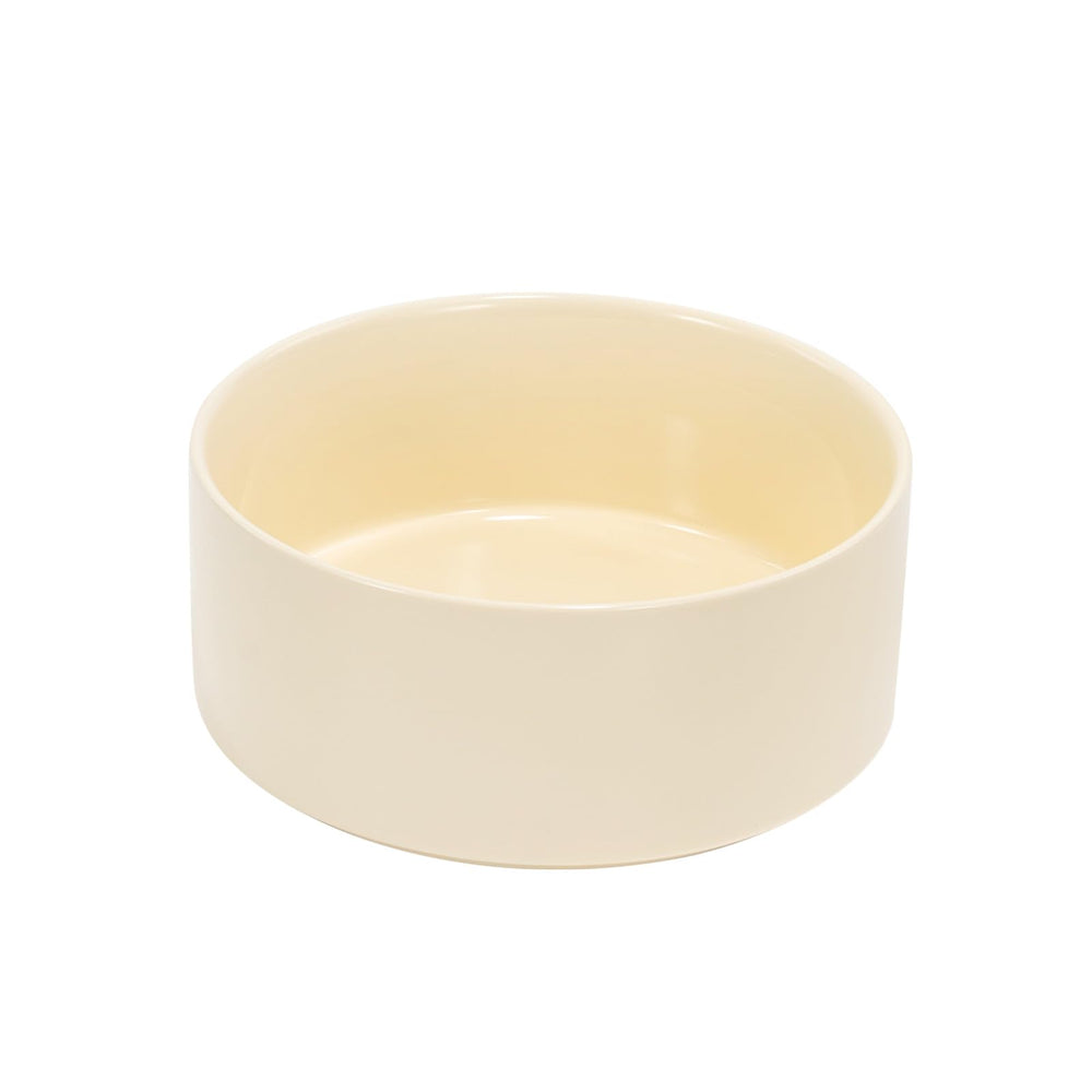 Pack beige de 2 tazones cerámicos SPUNKYJUNKY con base estable