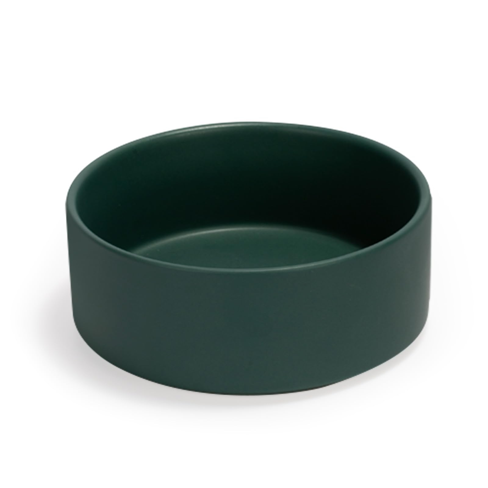 SPUNKYJUNKY tazon ceramico para perros y gatos, estable y facil de limpiar.