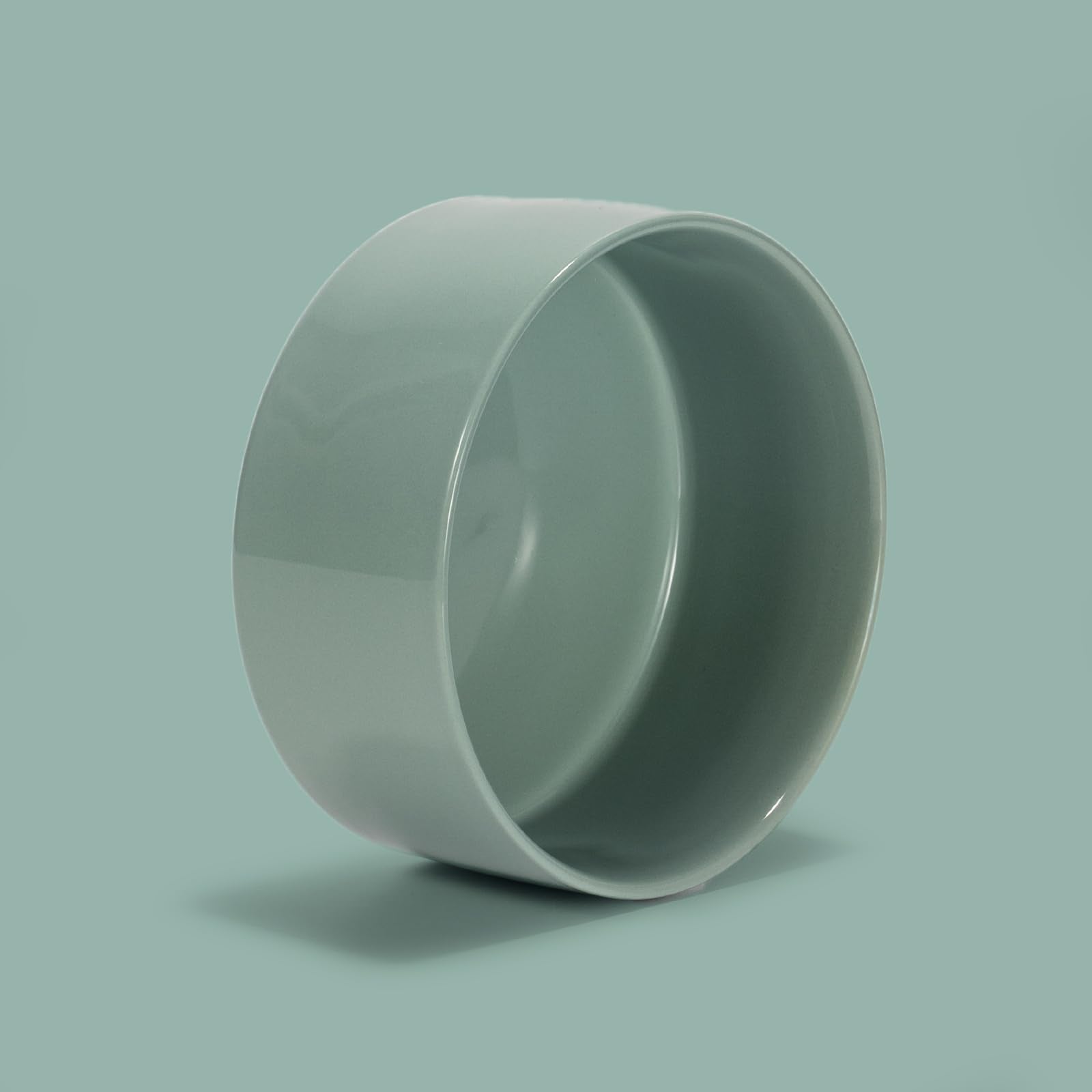 SPUNKYJUNKY tazon ceramico capacidad 13-5oz para porciones adecuadas