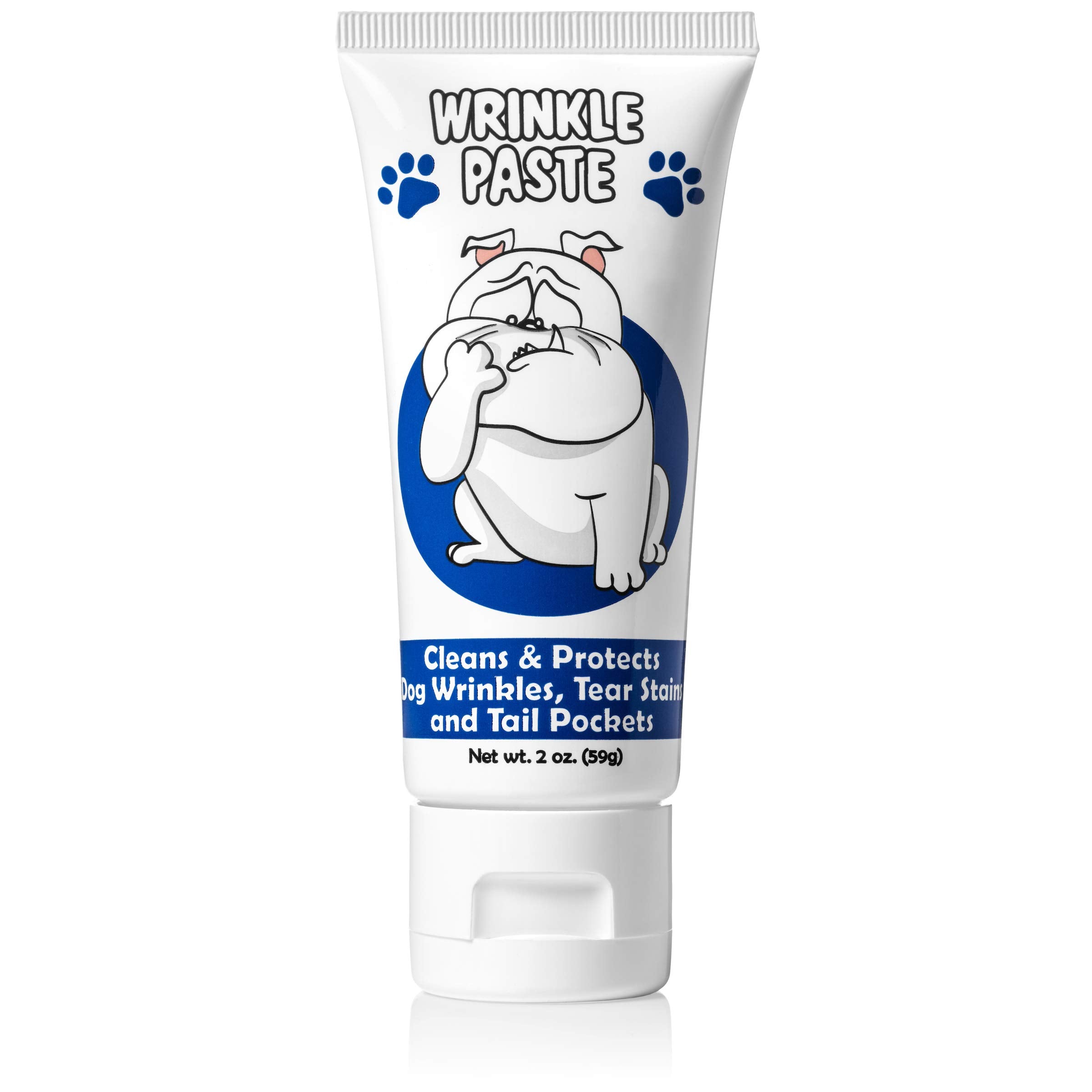 Squishface Pasta de Arrugas Bulldog: crema suave para limpiar pliegues faciales
