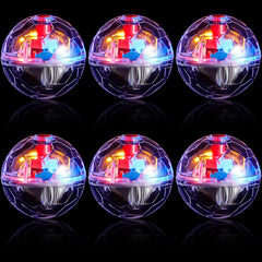 Bola Sratte para gatos con luz LED activada, ideal para juego nocturno