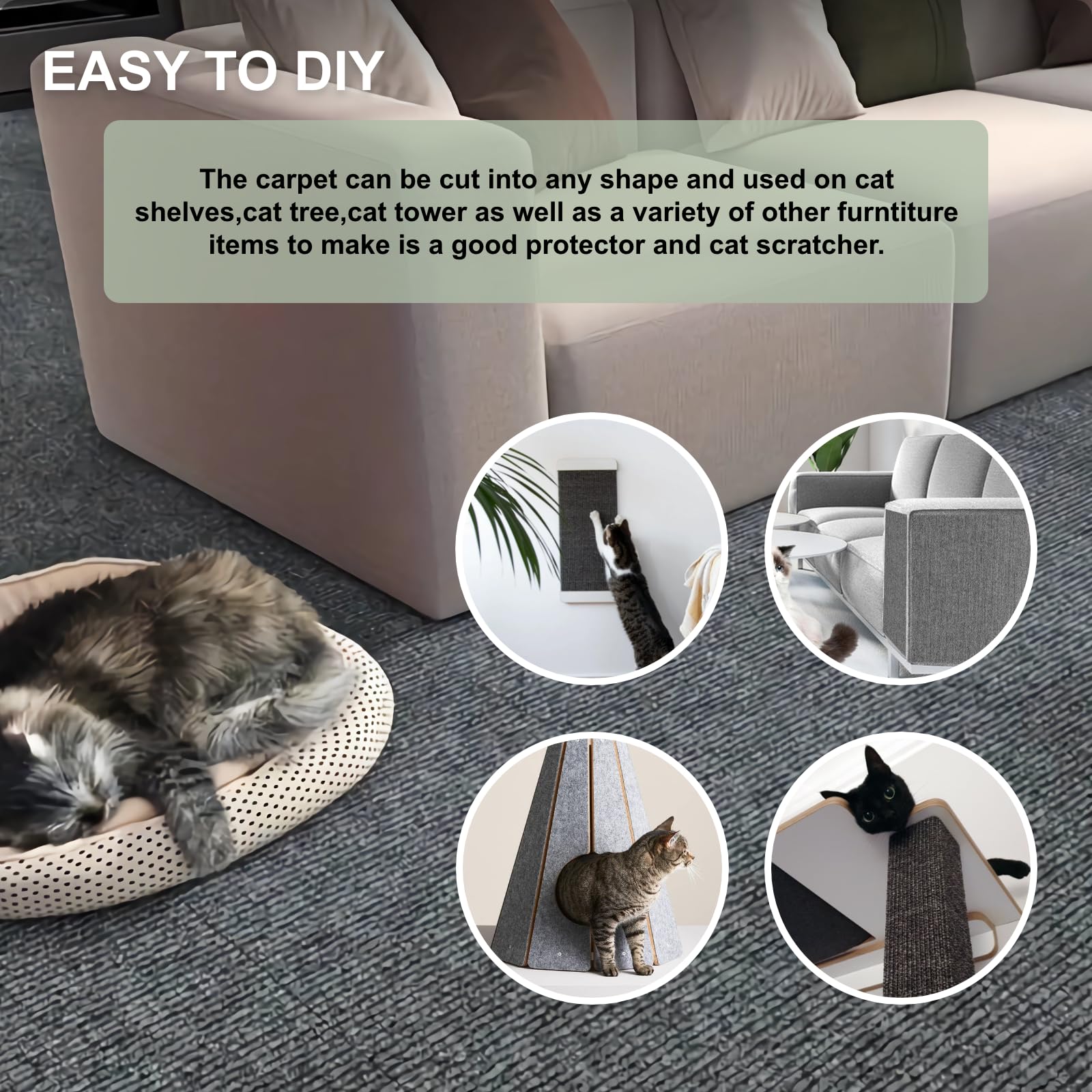 SREBAY hazlo-tú-mismo trepadora-gato, crea estructuras personalizadas
