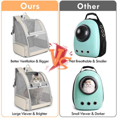 Mochila SSAWcasa tapete removible para higiene y confort
