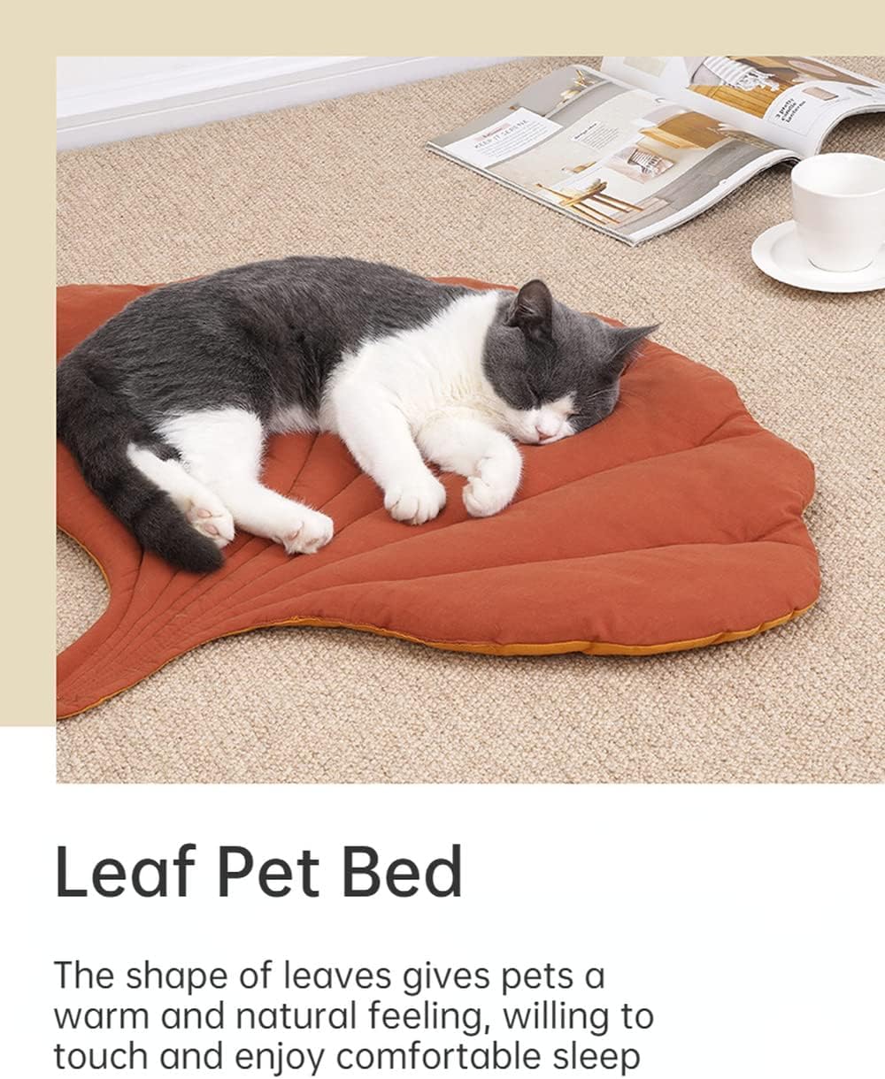 SSDHUA nido para gato hoja, diseño natural