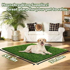 SSRIVER zona de entrenamiento para perros, césped artificial para uso interior/exterior