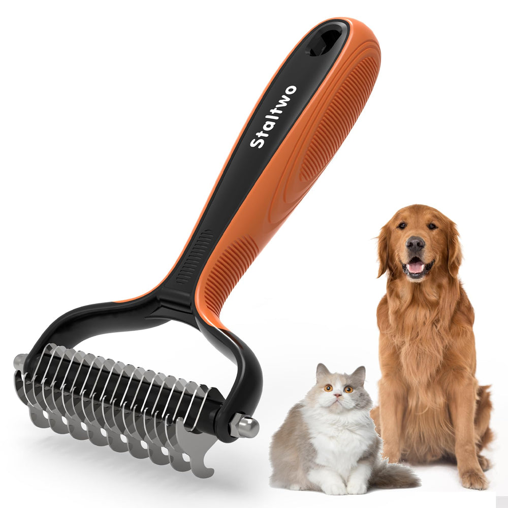 STALTWO Deshedding, diseño de dos caras para desmatar suave y eficiente