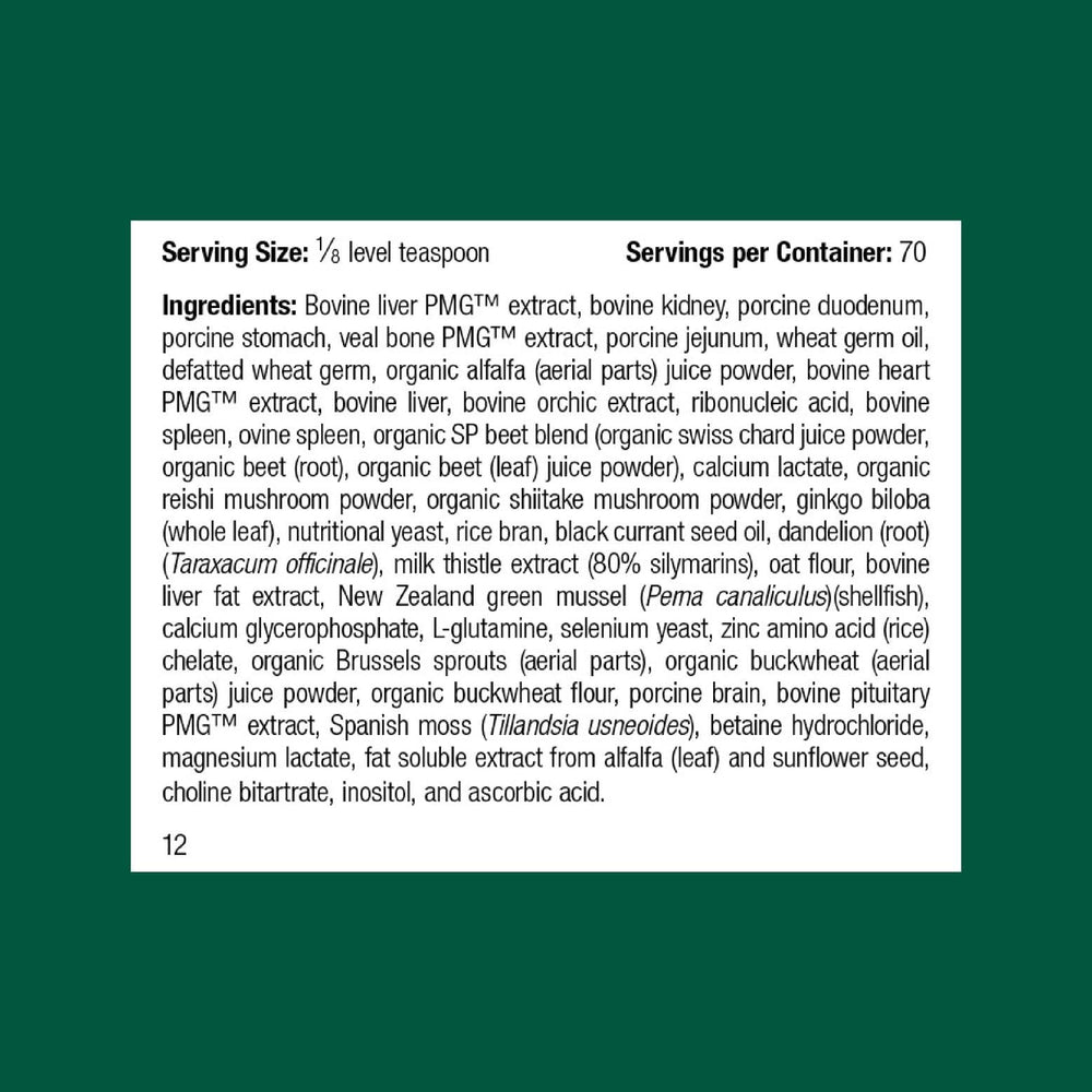 Standard Process Canine Hepatic Support: dosificador de 1/8 cucharadita para dosis precisas