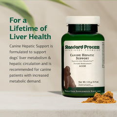 Standard Process Canine Hepatic Support, medidor grande, dosis precisa para perros grandes.