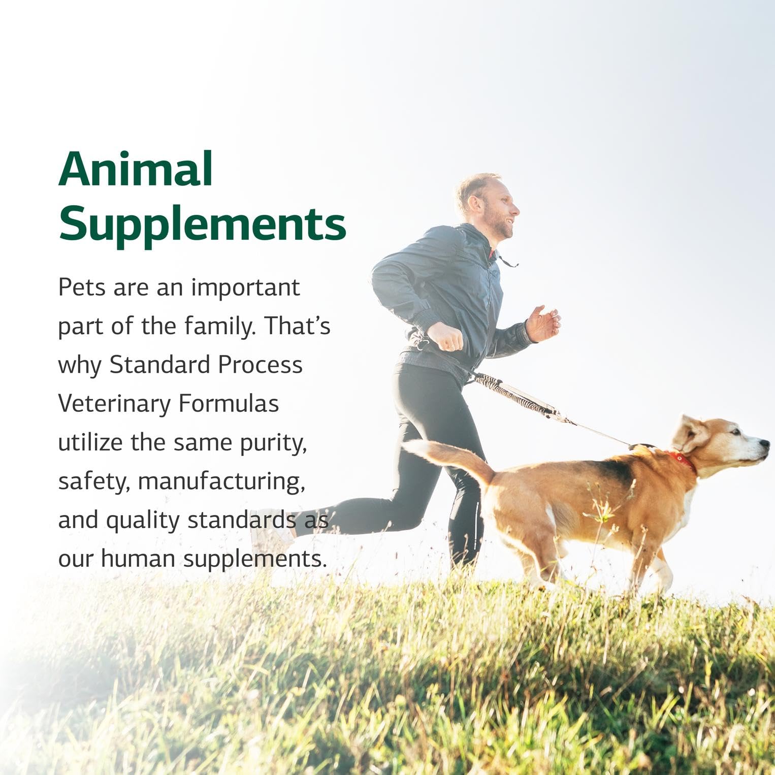 Standard Process Canino incluye cucharas para dosis precisa según peso.