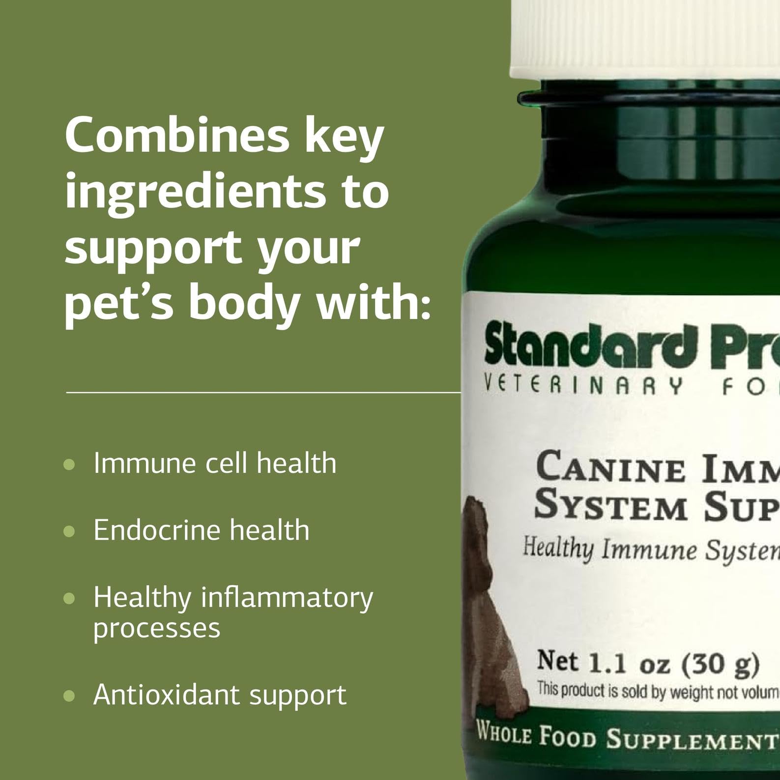 Standard Process Canino Zinc Algas polvo: nutriente clave para defensas.