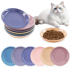 STAOVA seis tazones ceramicos para gatos, ideal para varias comidas